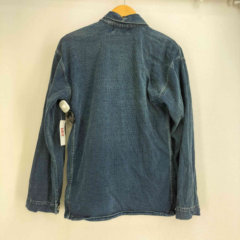 ダブルアールエルラルフローレン RRL RALPH LAUREN Indigo Cotton Jersey Jacket インディゴ コットン ジャージー ジャケット カバーオール メンズ import:XS