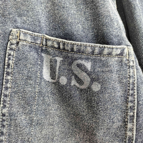 ダブルアールエルラルフローレン RRL RALPH LAUREN Indigo Cotton Jersey Jacket インディゴ コットン ジャージー ジャケット カバーオール メンズ import:XS