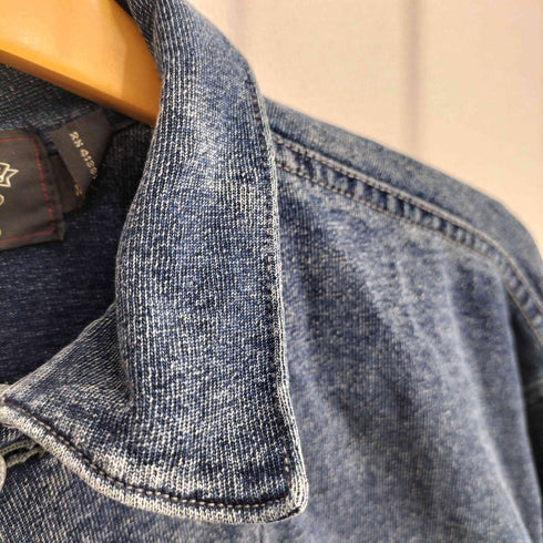 ダブルアールエルラルフローレン RRL RALPH LAUREN Indigo Cotton Jersey Jacket インディゴ コットン ジャージー ジャケット カバーオール メンズ import:XS