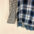ディーゼル DIESEL プリーツデザインドッキングチェックシャツ レディース import:XS