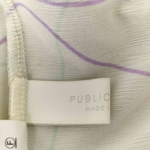 パブリックトウキョウ PUBLIC TOKYO ドローイングシアートップ レディース FREE