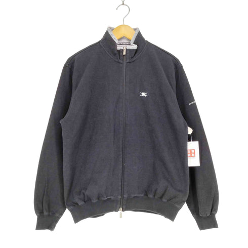 バーバリーゴルフ BURBERRY GOLF モックネック ジップアップ スウェットトレーナー メンズ L