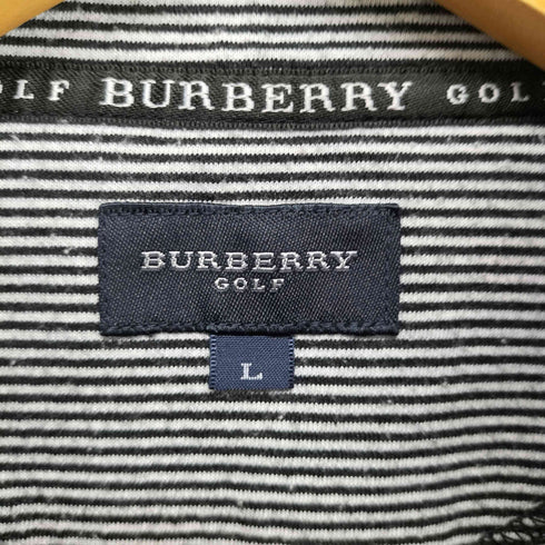 バーバリーゴルフ BURBERRY GOLF モックネック ジップアップ スウェットトレーナー メンズ L