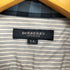バーバリーロンドン BURBERRY LONDON ワンポイント刺繍 ストライプ柄 半袖シャツ メンズ LL
