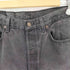 リーバイス Levis 90S 93年製 MADE IN USA 501 後染めブラックデニム メンズ W34/L32