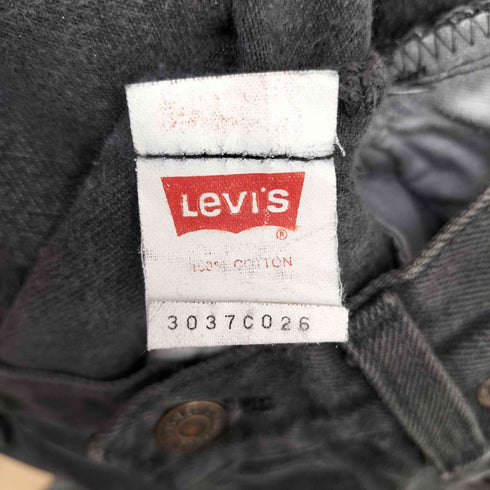 リーバイス Levis 90S 93年製 MADE IN USA 501 後染めブラックデニム メンズ W34/L32