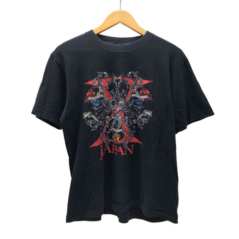 ヴィジュアル系 ロックバンド ツアーTシャツ 2008 薔薇 両面プリント メンズ