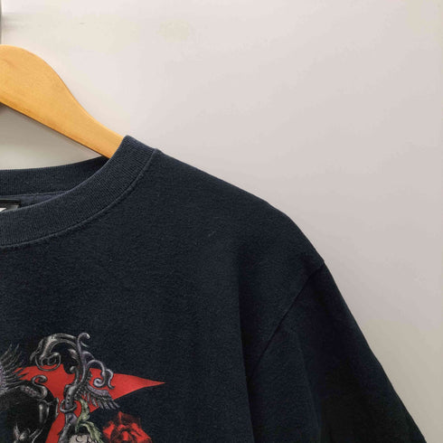 ヴィジュアル系 ロックバンド ツアーTシャツ 2008 薔薇 両面プリント メンズ