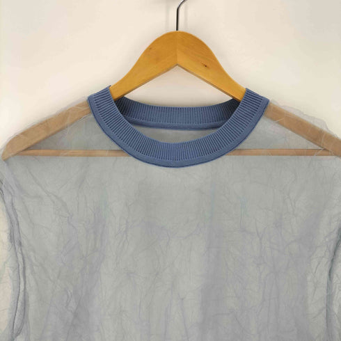 シニヨン Chignon 24SS チュールワッシャーTシャツ レディース FREE