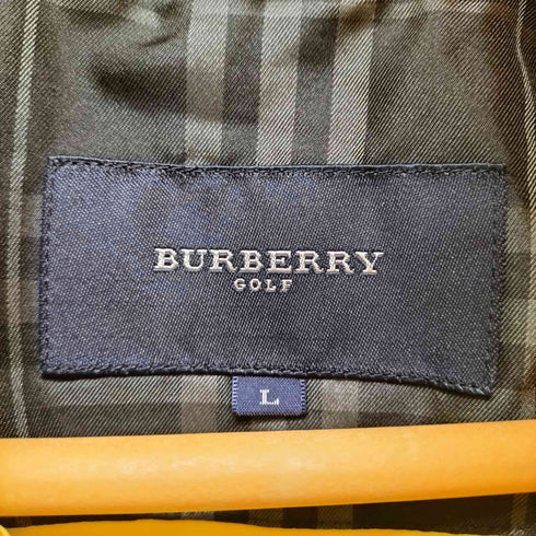 バーバリーゴルフ BURBERRY GOLF ジップカラー付き パファーピステ メンズ JPN:L