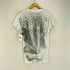 ディーゼル DIESEL 90~00S Y2K カレッジニット両面転写プリントVネックTシャツ メンズ M