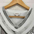 ディーゼル DIESEL 90~00S Y2K カレッジニット両面転写プリントVネックTシャツ メンズ M