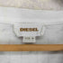 ディーゼル DIESEL 90~00S Y2K カレッジニット両面転写プリントVネックTシャツ メンズ M