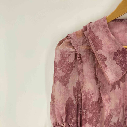 スライ SLY BLEEDING SHEER DUMPLING ブラウス レディース FREE
