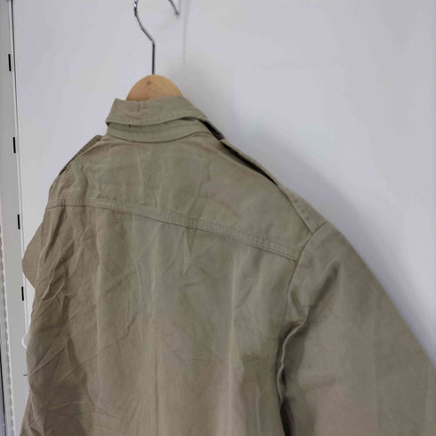 ユーエスアーミー U.S. ARMY アメリカ軍 エポレット フラップポケット 開襟 S/S ミリタリー シャツ メンズ import:M