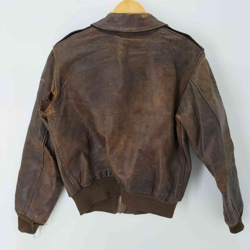 ザリアルマッコイズ THE REAL McCOYS REAL MCQUEEN TYPE-A2 レザーフライトジャケット メンズ US:38