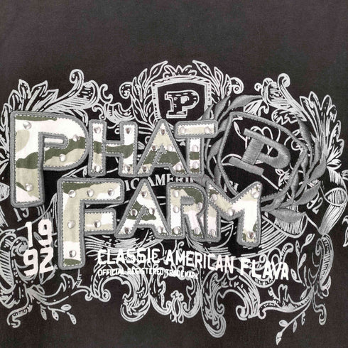 ファットファーム PHAT FARM スタッズロゴデザインビッグサイズTシャツ メンズ 3XL