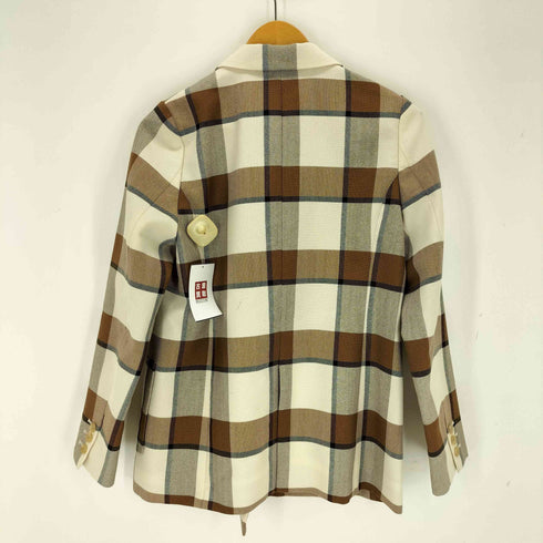 デミルクスビームス Demi-Luxe BEAMS チェック 4ボタン ダブルジャケット レディース JPN:36