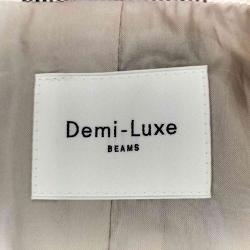 デミルクスビームス Demi-Luxe BEAMS チェック 4ボタン ダブルジャケット レディース JPN:36