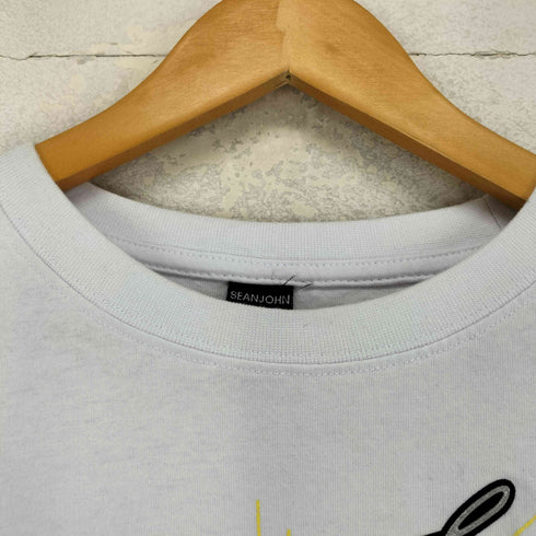 ショーンジョン Sean john ラメロゴプリント長袖カットソー メンズ 3XL