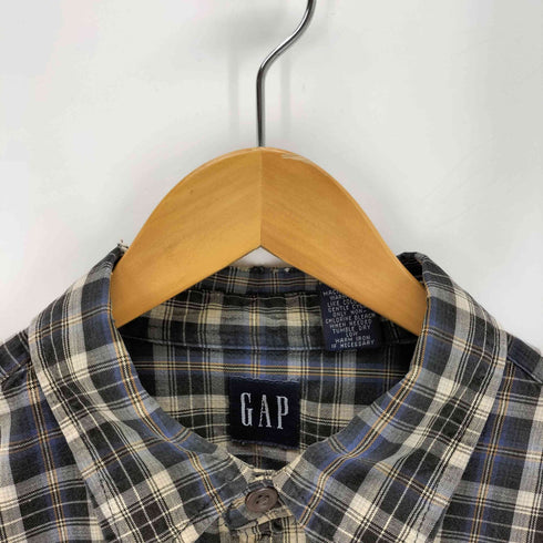 ギャップ Gap 00s OLD タータンチェック レギュラーカラーシャツ メンズ JPN:M