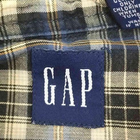 ギャップ Gap 00s OLD タータンチェック レギュラーカラーシャツ メンズ JPN:M
