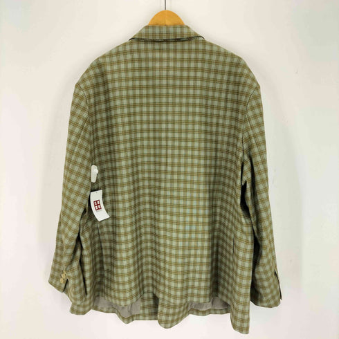 メゾンスペシャル MAISON SPECIAL 25SS Plaid Pattern Oversize Single Jacket メンズ US:38