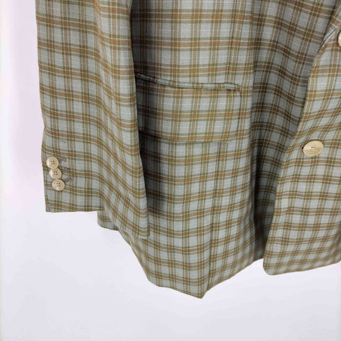 メゾンスペシャル MAISON SPECIAL 25SS Plaid Pattern Oversize Single Jacket メンズ US:38