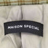 メゾンスペシャル MAISON SPECIAL 25SS Plaid Pattern Oversize Single Jacket メンズ US:38