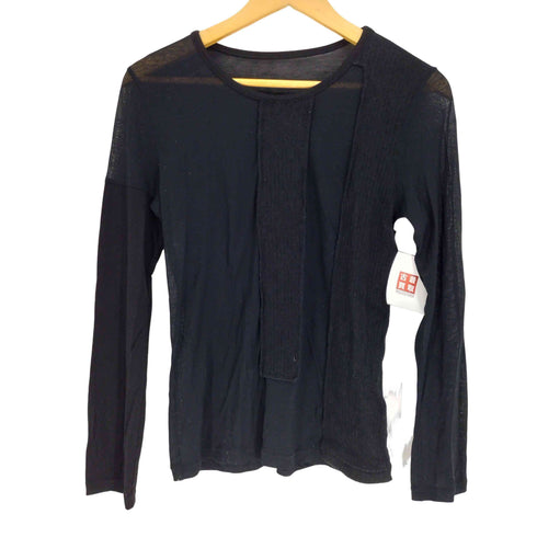 ワイズ Ys 18AW コットン パッチ デザイン シアー L/S カットソー レディース JPN:2