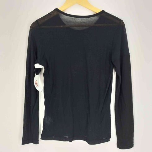 ワイズ Ys 18AW コットン パッチ デザイン シアー L/S カットソー レディース JPN:2