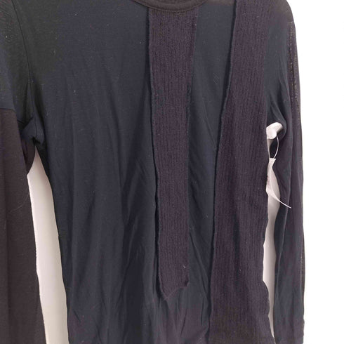 ワイズ Ys 18AW コットン パッチ デザイン シアー L/S カットソー レディース JPN:2