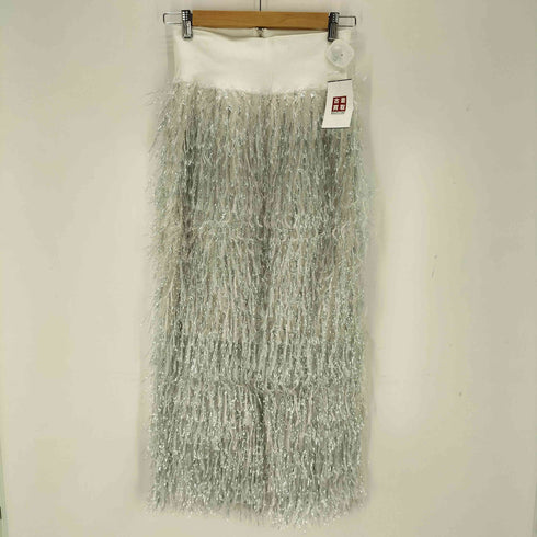 メゾンスペシャル MAISON SPECIAL 23SS フリンジチュールスカート レディース FREE