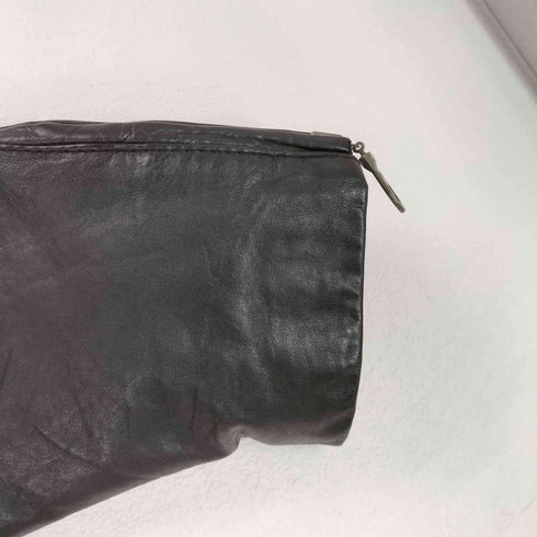 ギャップ Gap 00S シワ加工レザーシングルライダースジャケット メンズ S