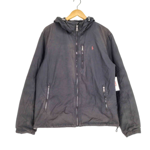 ポロラルフローレン POLO RALPH LAUREN フーデッド ジップアップ 中綿ジャケット メンズ M
