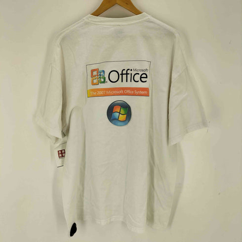 ポートアンドカンパニー PORT and COMPANY 2007 企業 両面プリントクルーネックTシャツ メンズ JPN:XL