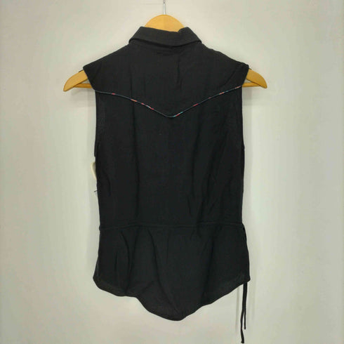 ピンコ PINKO イタリア製 プルオーバー ノースリーブ シャツ ブラウス レディース import:S