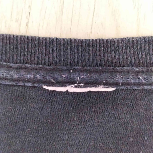 両面プリント L/S クルーネックTシャツ メンズ