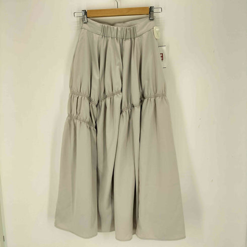 Stylevoice for xxx タフタギャザーデザインスカート レディース FREE