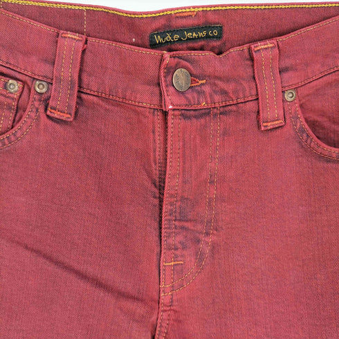 ヌーディージーンズ Nudie Jeans SKINNY DRY DEEP ORANGE スキニーリン ドライディープオレンジ ドライデニム メンズ W30L32