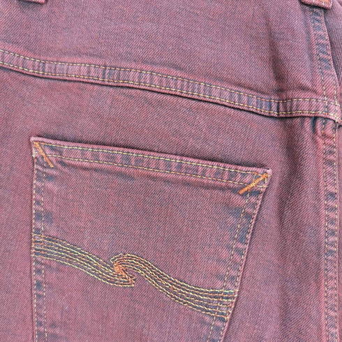 ヌーディージーンズ Nudie Jeans SKINNY DRY DEEP ORANGE スキニーリン ドライディープオレンジ ドライデニム メンズ W30L32