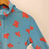 ランバン LANVIN SPORT 花柄 総柄 ハーフジップ スタンドネック カットソー レディース 36