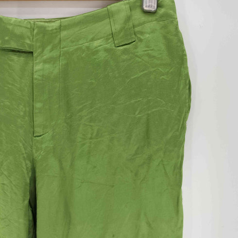 アニエスベー agnes b. PARIS アセテート レーヨン クロップド パンツ レディース 40