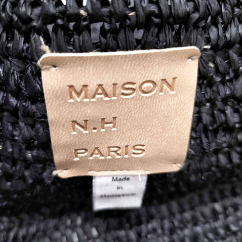 メゾンエヌアッシュパリ MAISON N.H PARIS ラフィア トートバッグ レディース