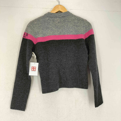 ポロジーンズカンパニーラルフローレン POLO JEANS COMPANY RALPH LAUREN 袖ロゴ刺繍ウールニット レディース JPN:S