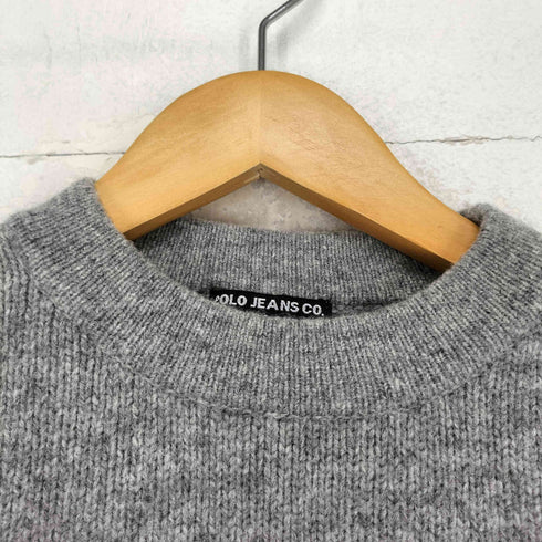 ポロジーンズカンパニーラルフローレン POLO JEANS COMPANY RALPH LAUREN 袖ロゴ刺繍ウールニット レディース JPN:S
