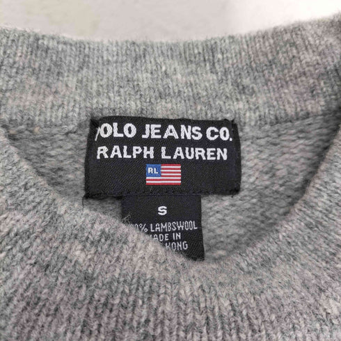 ポロジーンズカンパニーラルフローレン POLO JEANS COMPANY RALPH LAUREN 袖ロゴ刺繍ウールニット レディース JPN:S