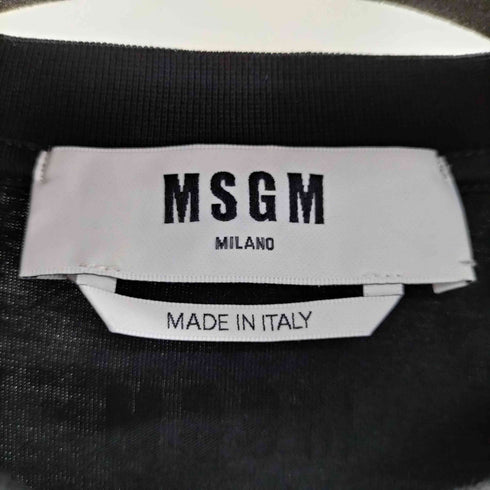 エムエスジーエム MSGM フロントリボンデザイン S/S Tシャツ レディース import:S