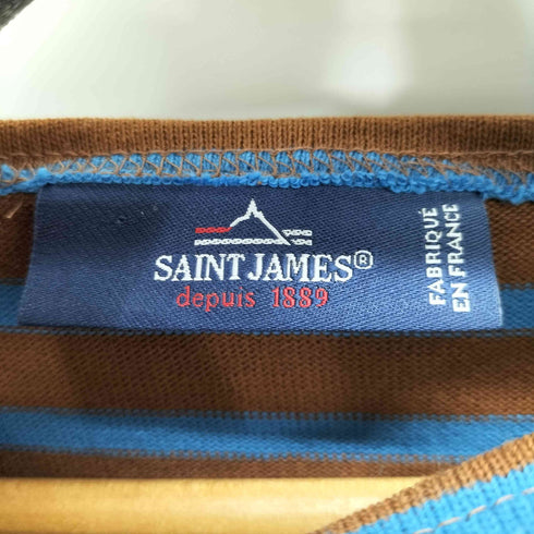 セントジェームス SAINT JAMES フランス製 ボーダー ボートネック カットソー メンズ 32