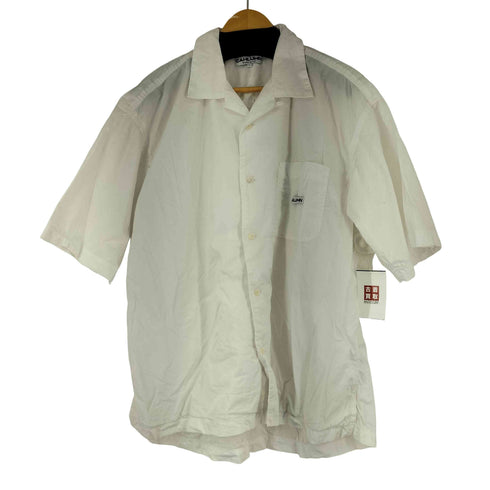 カウラム CAHLUMN Magazine Pocket Chain Stitch Open Collar Shirt メンズ L